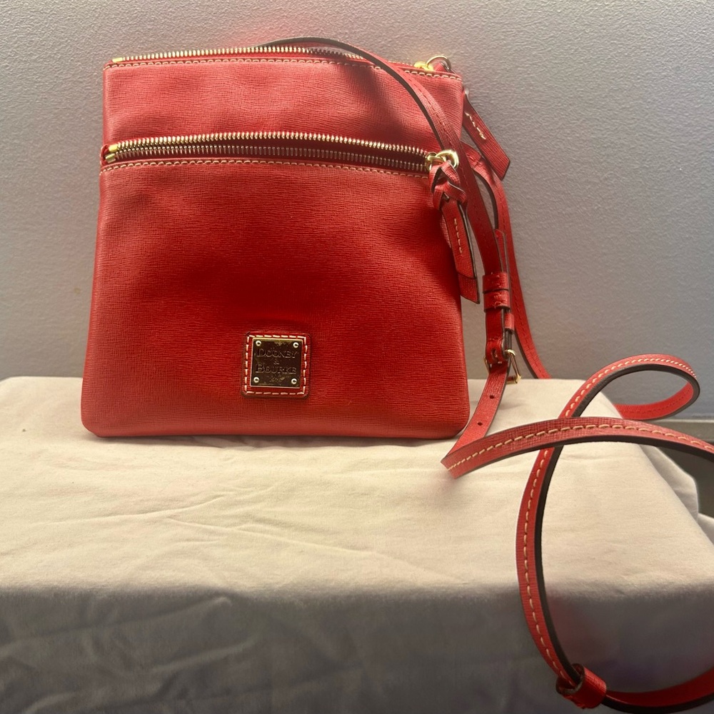Dooney & Burke Red Crossbody Bag size small